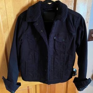 Levi’s Black Jean Fur Jacket